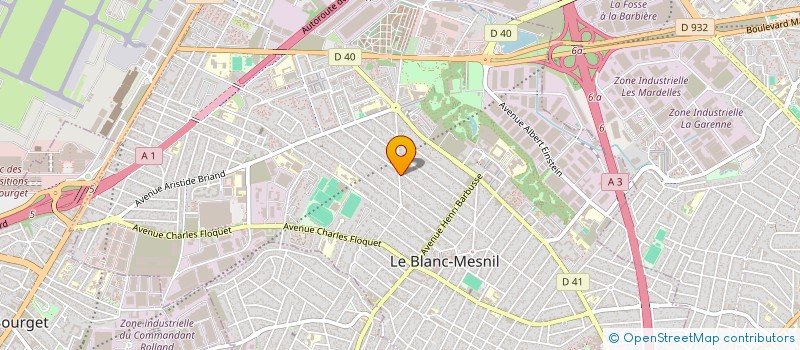 localisation de l'entreprise MONSIEUR ATTILA MIKLOS à LE BLANC-MESNIL