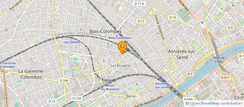 localisation de l'entreprise MONSIEUR ATTILA PETRUSKA à BOIS-COLOMBES