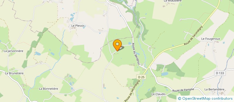 localisation de l'entreprise MONSIEUR ATTILIO CONGIU  FENIOUX