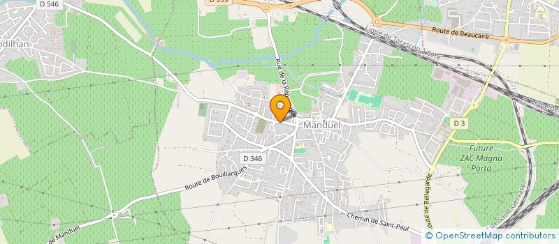 localisation de l'entreprise MONSIEUR ATTILIO DUFAUD D'AMBROSIO  MANDUEL