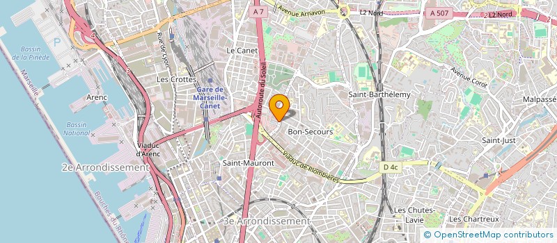 localisation de l'entreprise MONSIEUR ATTOU NABIL à MARSEILLE