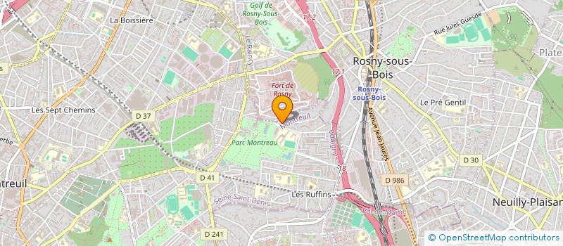 localisation de l'entreprise MONSIEUR ATTOU OUDJEDI à MONTREUIL