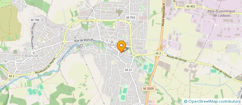 localisation de l'entreprise MONSIEUR ATTOUMANI ATTOUMANI CHAHIDI  CEBAZAT