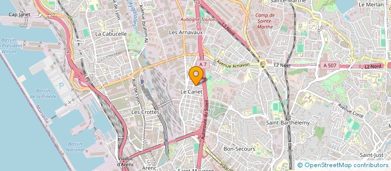 localisation de l'entreprise MONSIEUR ATTOUMANI MAHAMOUDOU  MARSEILLE