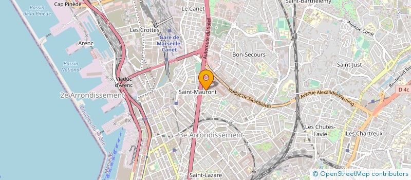 localisation de l'entreprise MONSIEUR ATTOUMANI MOHAMED ABDOU à MARSEILLE