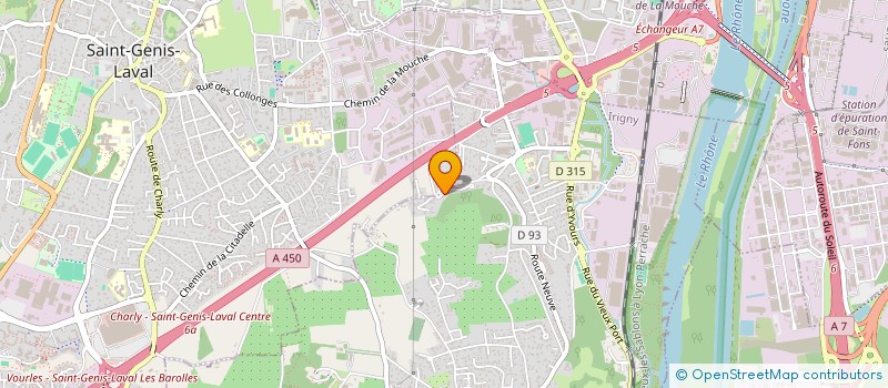 localisation de l'entreprise MONSIEUR AUBAIN KUETCHE SOH  IRIGNY