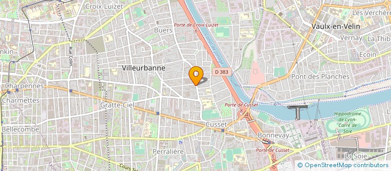 localisation de l'entreprise MONSIEUR AUBARKE BENYAHYA à VILLEURBANNE