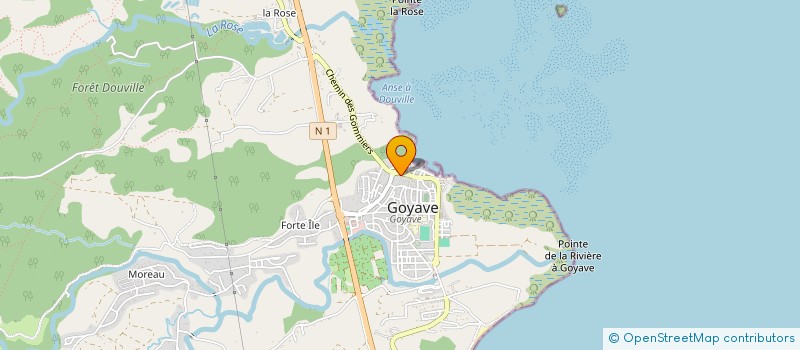 localisation de l'entreprise MONSIEUR AUBERT GOMBAULD à GOYAVE