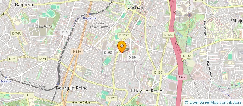 localisation de l'entreprise MONSIEUR AUBERT RAOELISON à CACHAN
