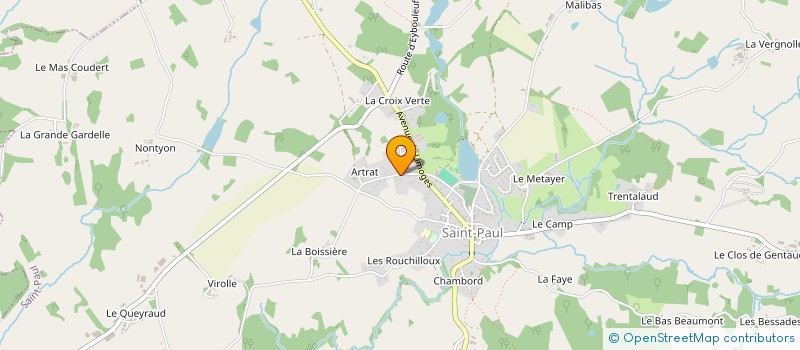 localisation de l'entreprise MONSIEUR AUBIN ARDOIN  SAINT-PAUL