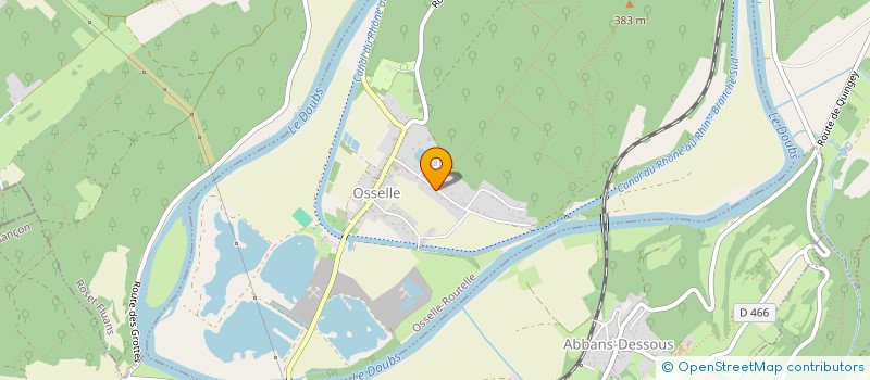 localisation de l'entreprise MONSIEUR AUBIN BEDEZ  OSSELLE-ROUTELLE