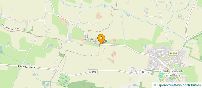 localisation de l'entreprise MONSIEUR AUBIN BIROT  SAINT-CLEMENT-DE-LA-PLACE