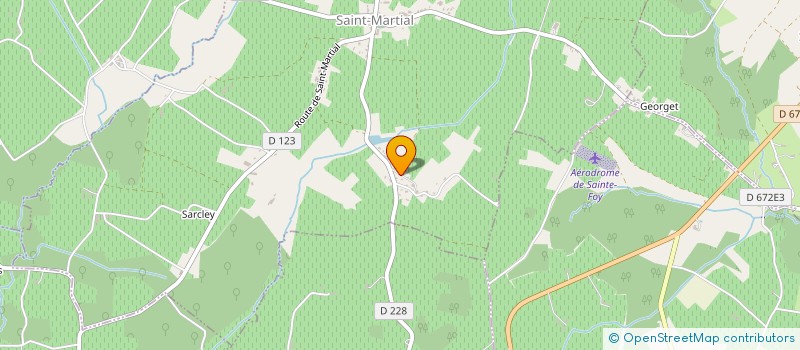 localisation de l'entreprise MONSIEUR AUBIN GIRY  SAINT-MARTIAL