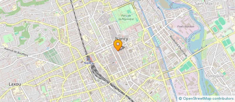 localisation de l'entreprise MONSIEUR AUBIN LEBON  NANCY