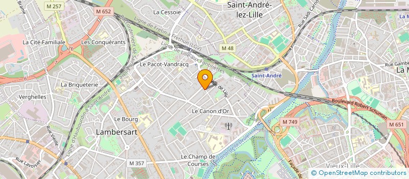 localisation de l'entreprise MONSIEUR AUBIN LEROY à LAMBERSART