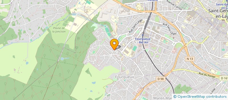 localisation de l'entreprise MONSIEUR AUBIN LESUEUR  SAINT-GERMAIN-EN-LAYE