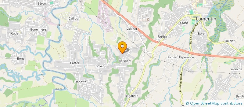 localisation de l'entreprise MONSIEUR AUBIN MONTOUT  LAMENTIN