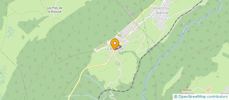 localisation de l'entreprise MONSIEUR AUBIN MORAND  LA RIXOUSE