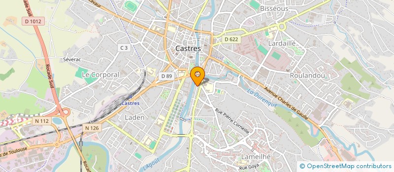 localisation de l'entreprise MONSIEUR AUBIN OULES  CASTRES