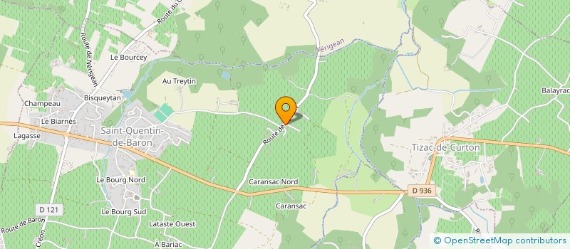 localisation de l'entreprise MONSIEUR AUBIN RANDUINEAU  SAINT-QUENTIN-DE-BARON