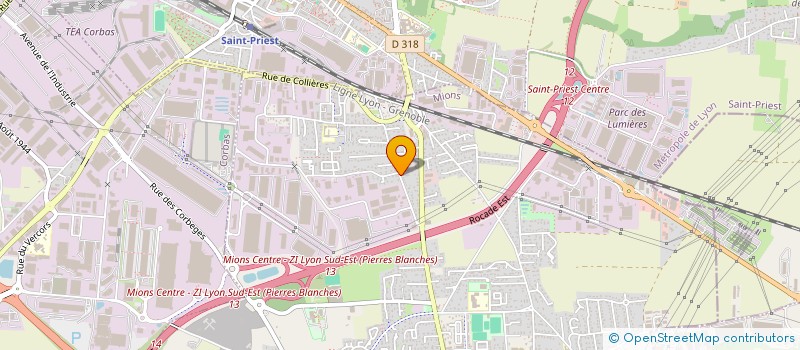 localisation de l'entreprise MONSIEUR AUBIN STORACI  MIONS