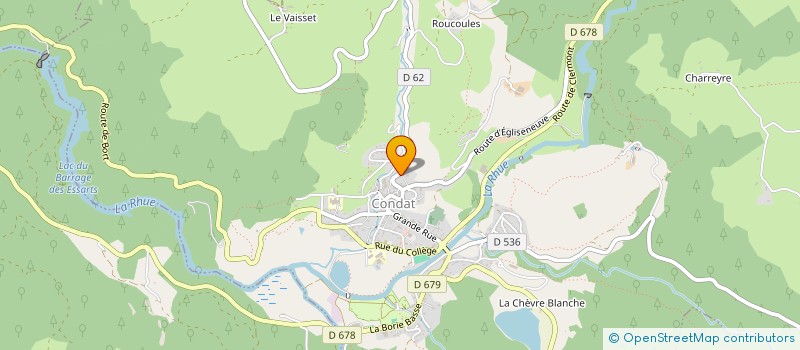 localisation de l'entreprise MONSIEUR AUBIN TOURNADRE à CONDAT
