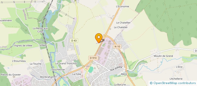 localisation de l'entreprise MONSIEUR AUBIN VAUDOUR  NEUVILLE-SUR-BRENNE