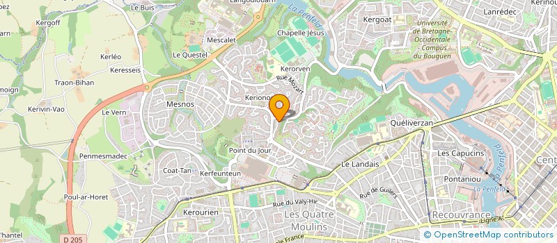 localisation de l'entreprise MONSIEUR AUBIN VITRAC à BREST