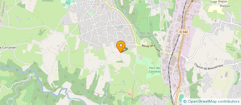 localisation de l'entreprise MONSIEUR AUBRY AUBANEL  CHAPONOST