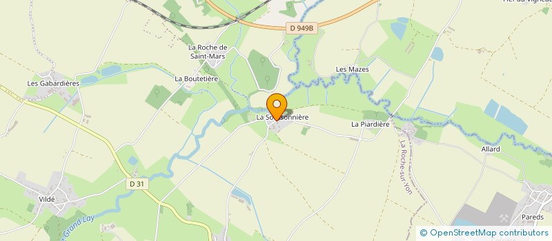 localisation de l'entreprise MONSIEUR AUBRY CHARRIER  CHANTONNAY