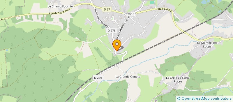 localisation de l'entreprise MONSIEUR AUBRY DESSAPT LAROZE  SAINT-REMY-EN-ROLLAT