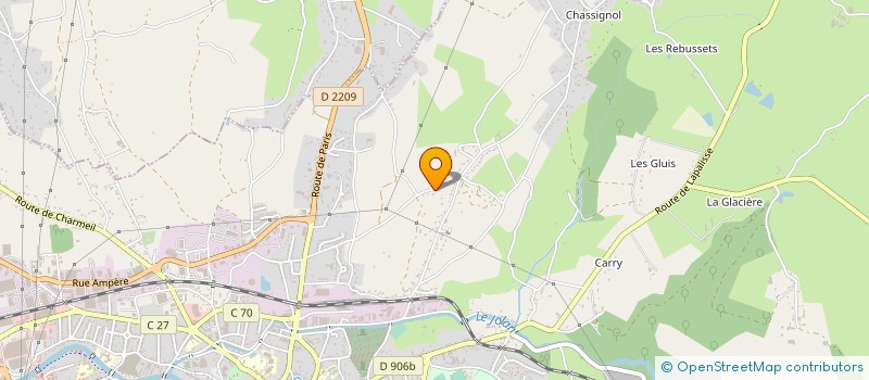 localisation de l'entreprise MONSIEUR AUBRY VANDENBROUCK à CUSSET