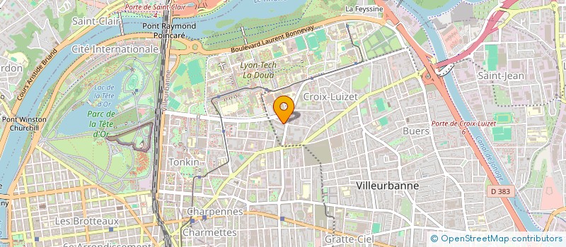 localisation de l'entreprise MONSIEUR AUCAPORDIN BASSOLE  VILLEURBANNE