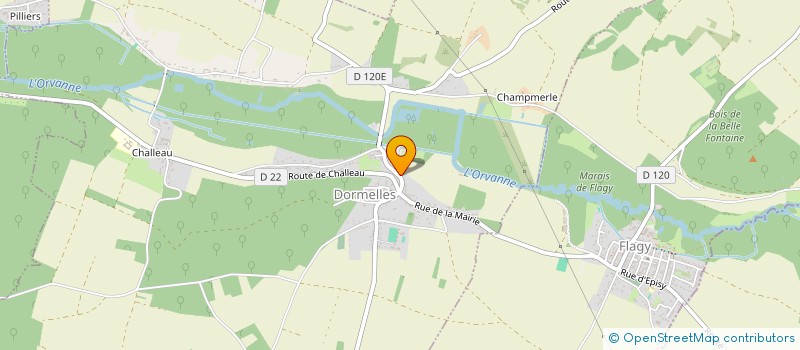 localisation de l'entreprise MONSIEUR AUDE CAPO-CHICHI à DORMELLES