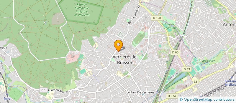 localisation de l'entreprise MONSIEUR AUDRAN BISCHOFF  VERRIERES-LE-BUISSON