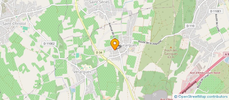 localisation de l'entreprise MONSIEUR AUDREN GROUVEL  SATURARGUES