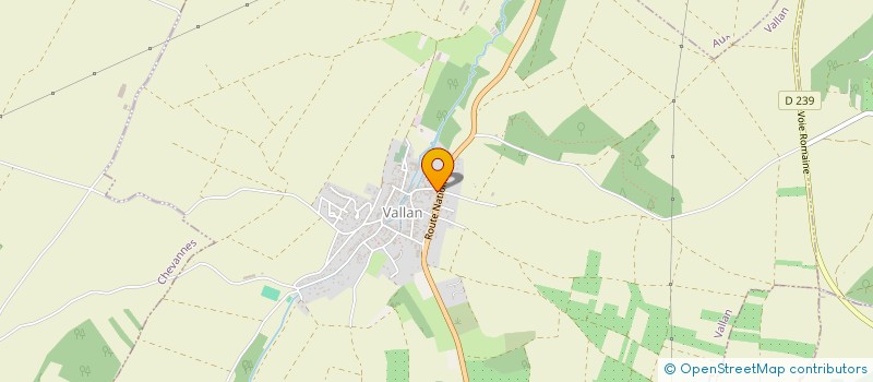 localisation de l'entreprise MONSIEUR AUDREN TAUPIN  VALLAN