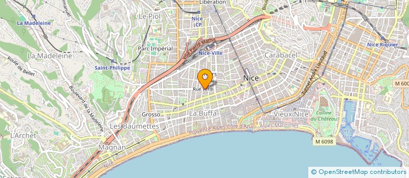 localisation de l'entreprise MONSIEUR AUDREY BOUILLEZ à NICE