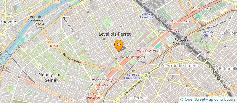 localisation de l'entreprise MONSIEUR AUDREY CHEVALIER à LEVALLOIS-PERRET
