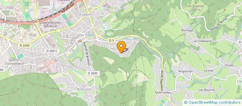 localisation de l'entreprise MONSIEUR AUDREY JARDIN  EYBENS