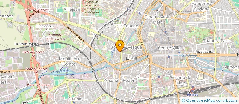 localisation de l'entreprise MONSIEUR AUDREY SABOUKOULOU  RENNES