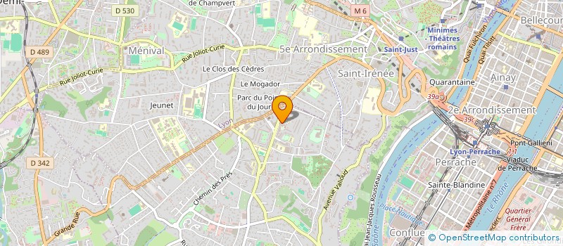 localisation de l'entreprise MONSIEUR AUDRIC ANDREW à SAINTE-FOY-LES-LYON