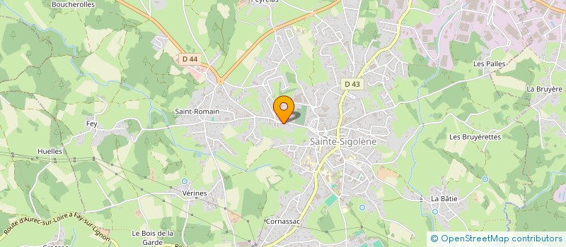 localisation de l'entreprise MONSIEUR AUDRIC ANGENIEUX  MONISTROL-SUR-LOIRE