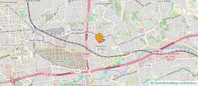 localisation de l'entreprise MONSIEUR AUDRIC CATTANEO à MARSEILLE 11EME
