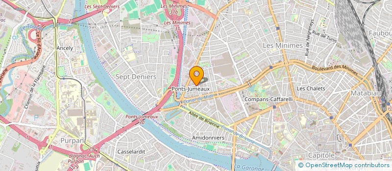 localisation de l'entreprise MONSIEUR AUDRIC GRIVOT à TOULOUSE