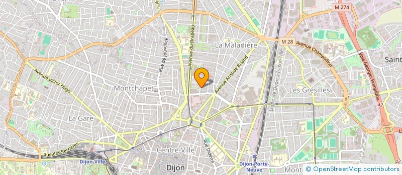 localisation de l'entreprise MONSIEUR AUDRIC HANSCONRAD à DIJON