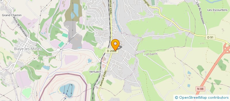 localisation de l'entreprise MONSIEUR AUDRIC LEREVENU  BLAYE-LES-MINES