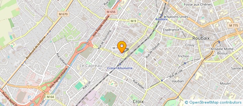 localisation de l'entreprise MONSIEUR AUDRIC MAERTENS  ROUBAIX