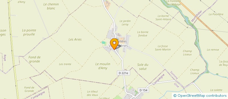 localisation de l'entreprise MONSIEUR AUDRIC MARIE-JOSEPH  VERPILLIERES