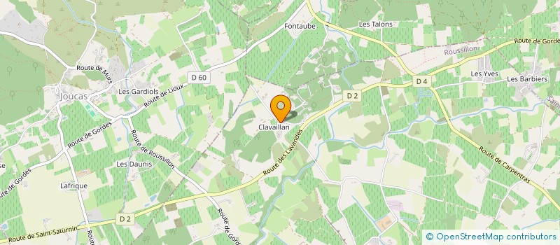 localisation de l'entreprise MONSIEUR AUDRIC MIGLIORINI  GOULT